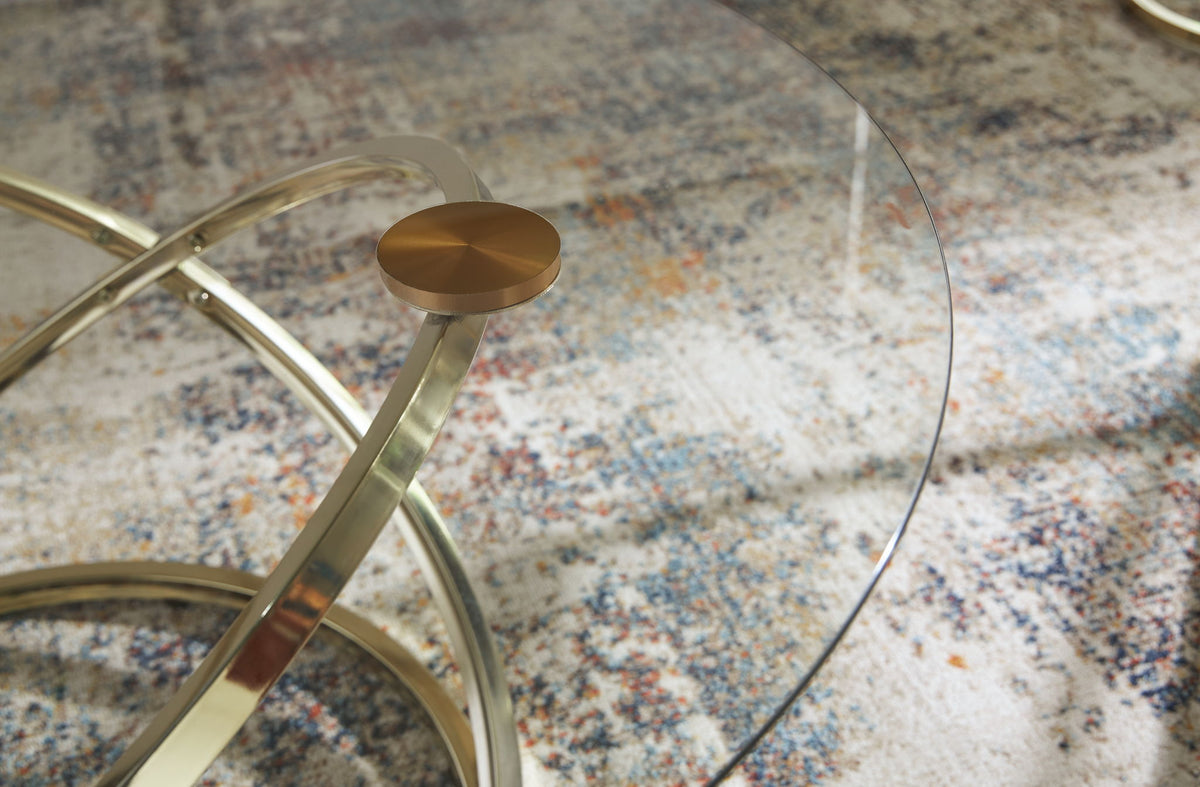Crimonti - Occasional Table Set (Set of 3) - Champagne — view 4