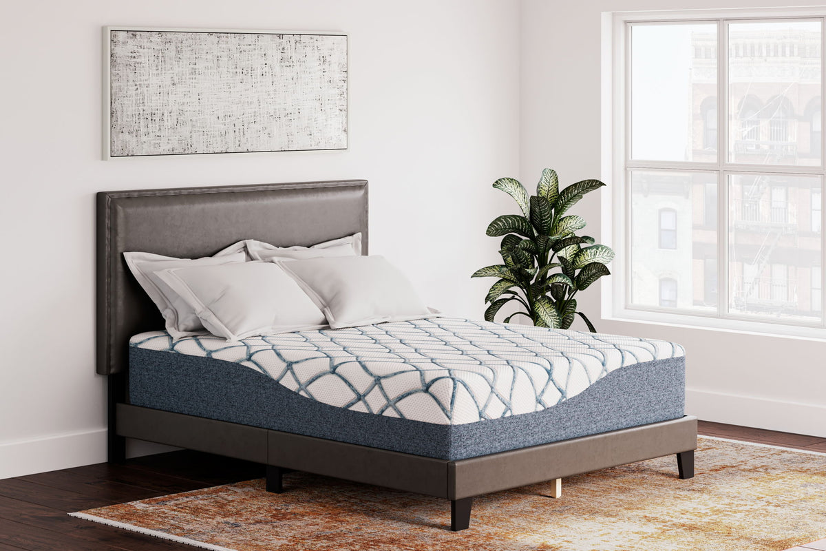 14 Inch Chime Elite 2.0 - California King Mattress - White / Blue — view 5