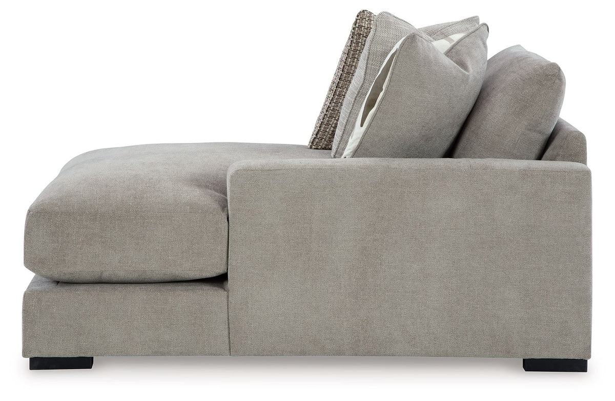 Aslan Court - Raf Corner Chaise - Pebble — view 6