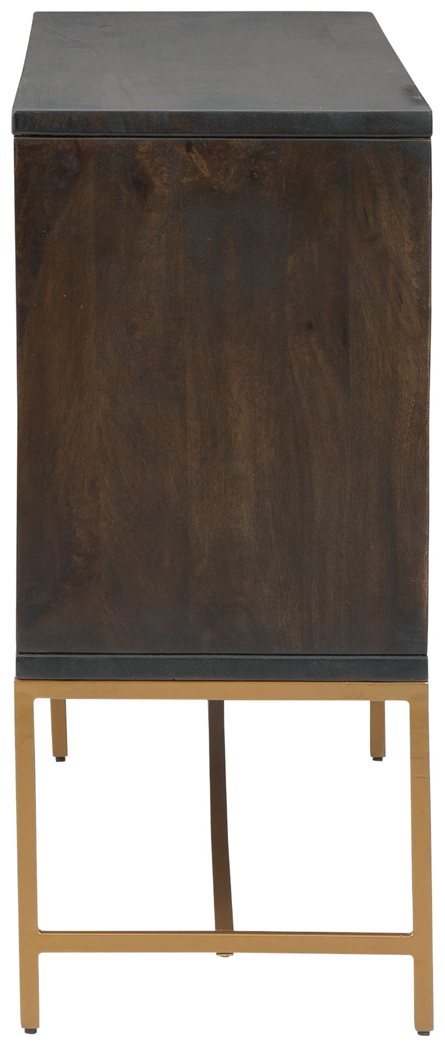 Elinmore - Accent Cabinet - Brown / Gold Finish — view 4