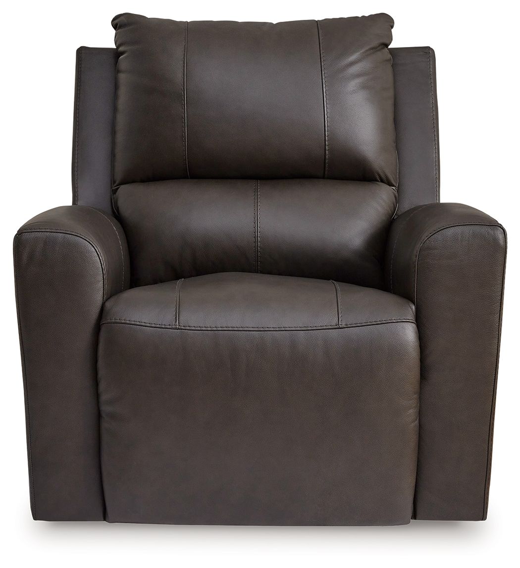 Boxmere - Power Rocker Recliner - Storm — view 4