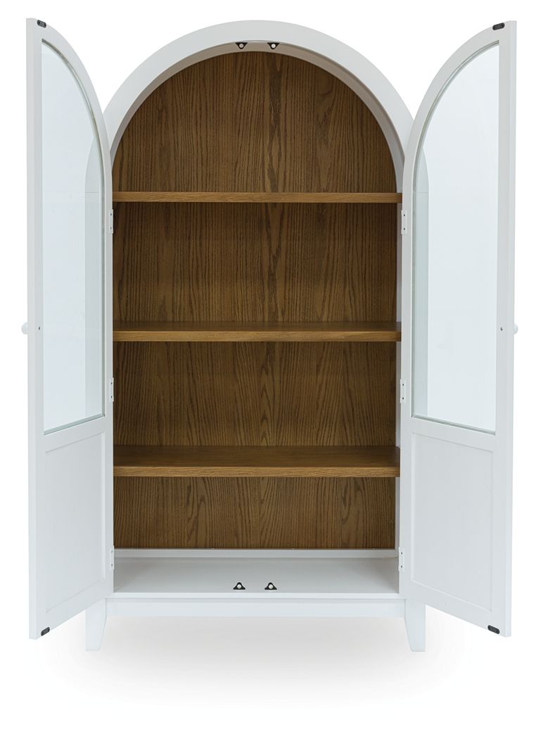 Dagandale - Accent Cabinet - White / Natural — view 3