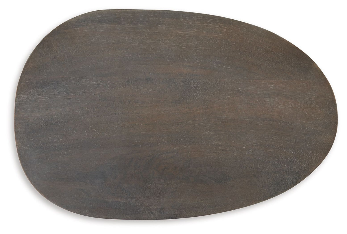 Cormmet - Accent Table - Brown / Black — view 5