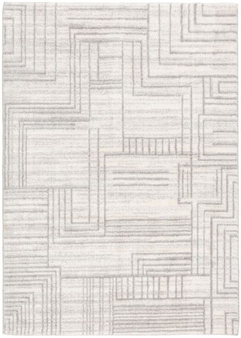 Dorwick - 8' x 10' Washable Rug - Gray / Ivory