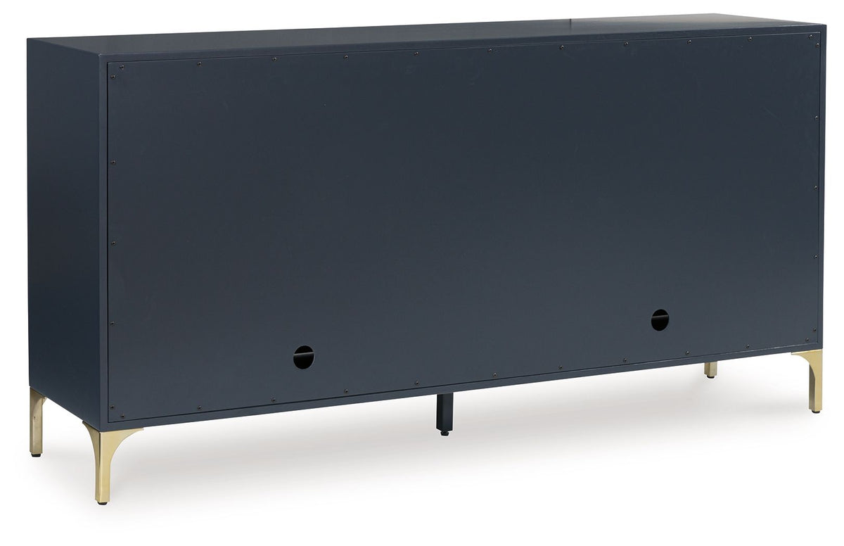 Loirwick - Accent Cabinet - Dark Blue — view 6