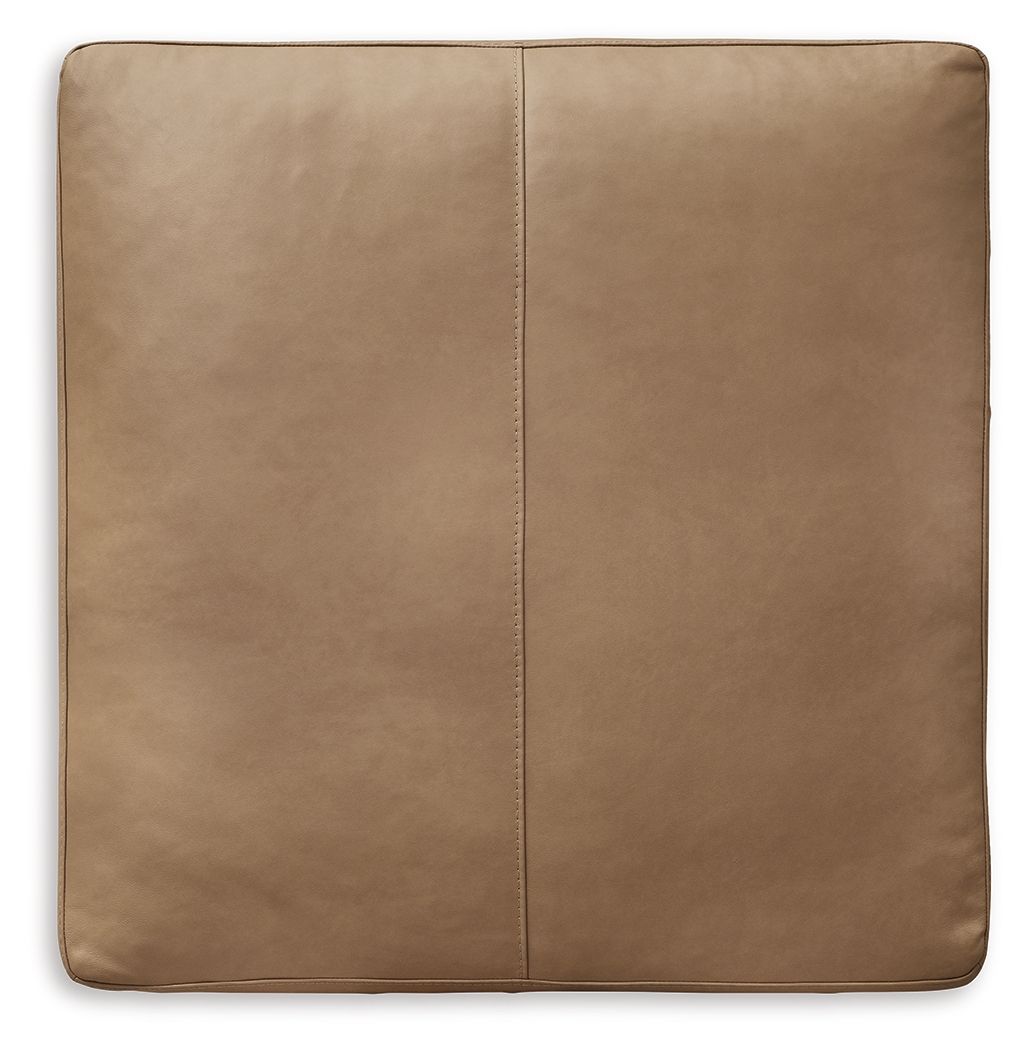Bandon - Oversized Accent Ottoman - Toffee — view 4