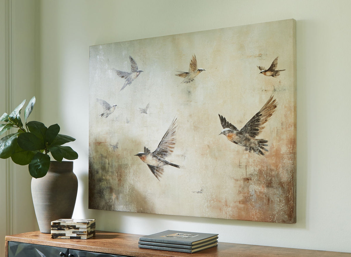 Collmund - Wall Art - Gray / Brown — view 2