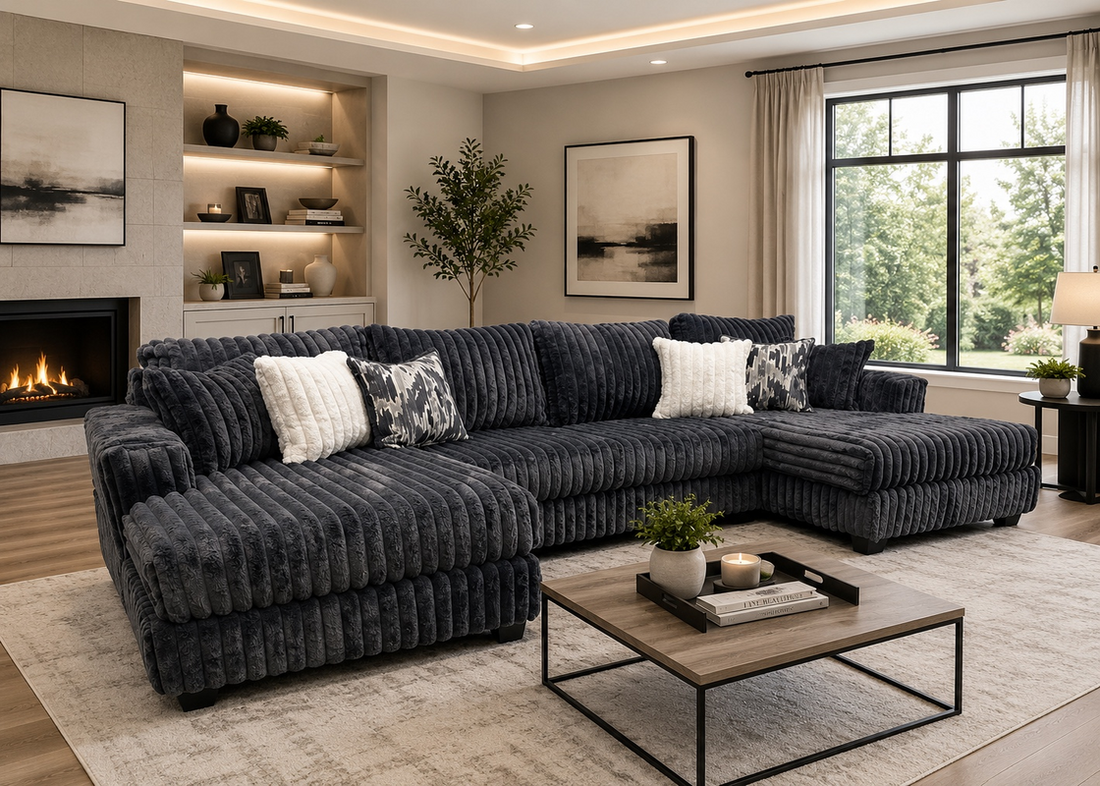 9700 Sectional — 150" Chaise Design