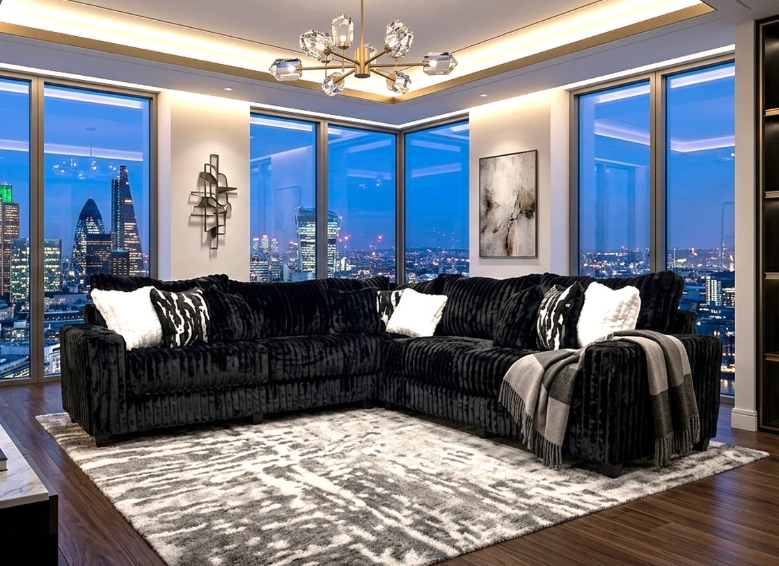 9600 Oversized Sectional — Extra-Thick 12" Cushions