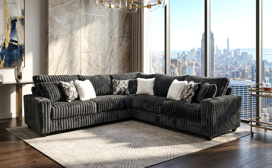 9600 Oversized Sectional — Extra-Thick 12" Cushions