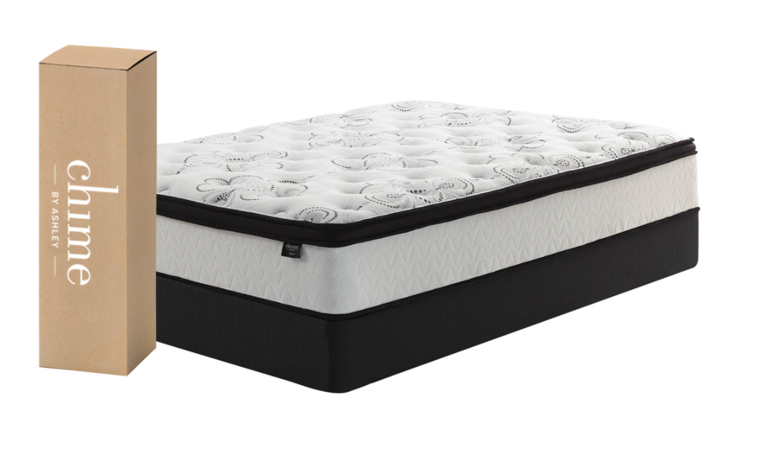 M697 12" Hybrid Mattress — Plush Wrapped Coils, Bed in a Box