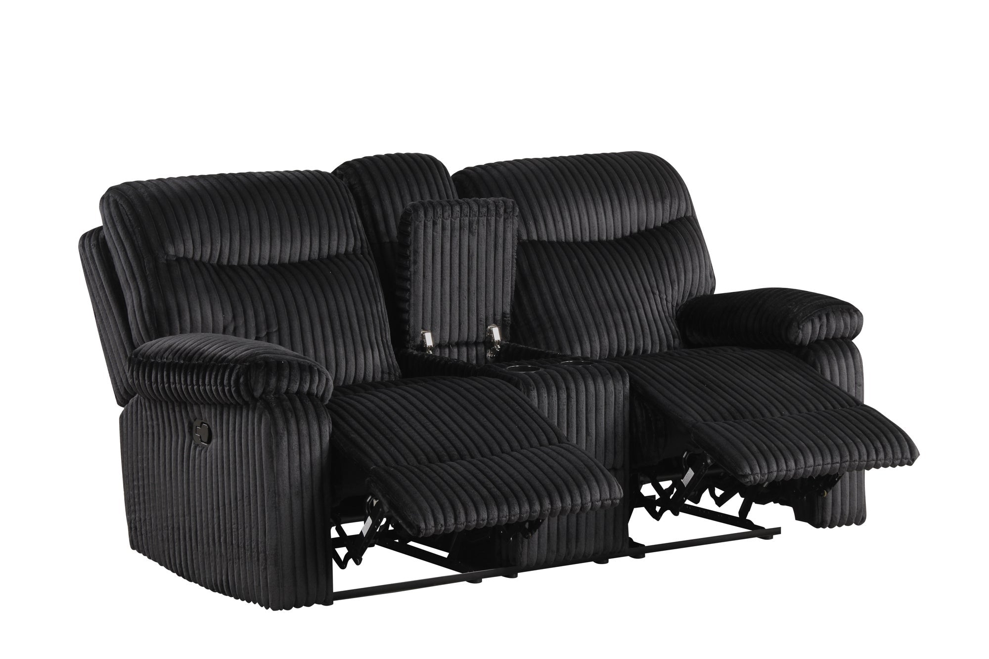 BRAVO - Black 3pc Reclining Set **ON SALE**