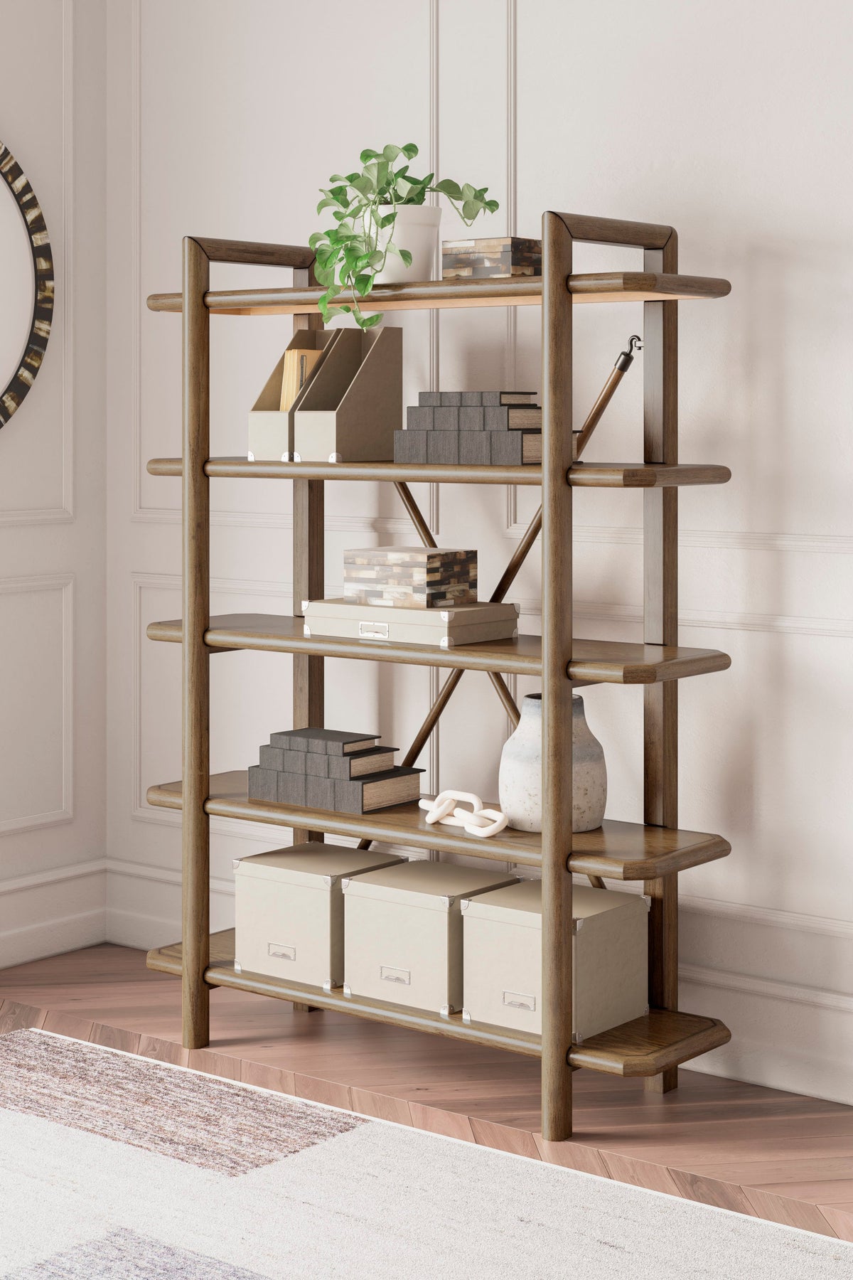 H769-70 Bookcase — 71" Tall Storage