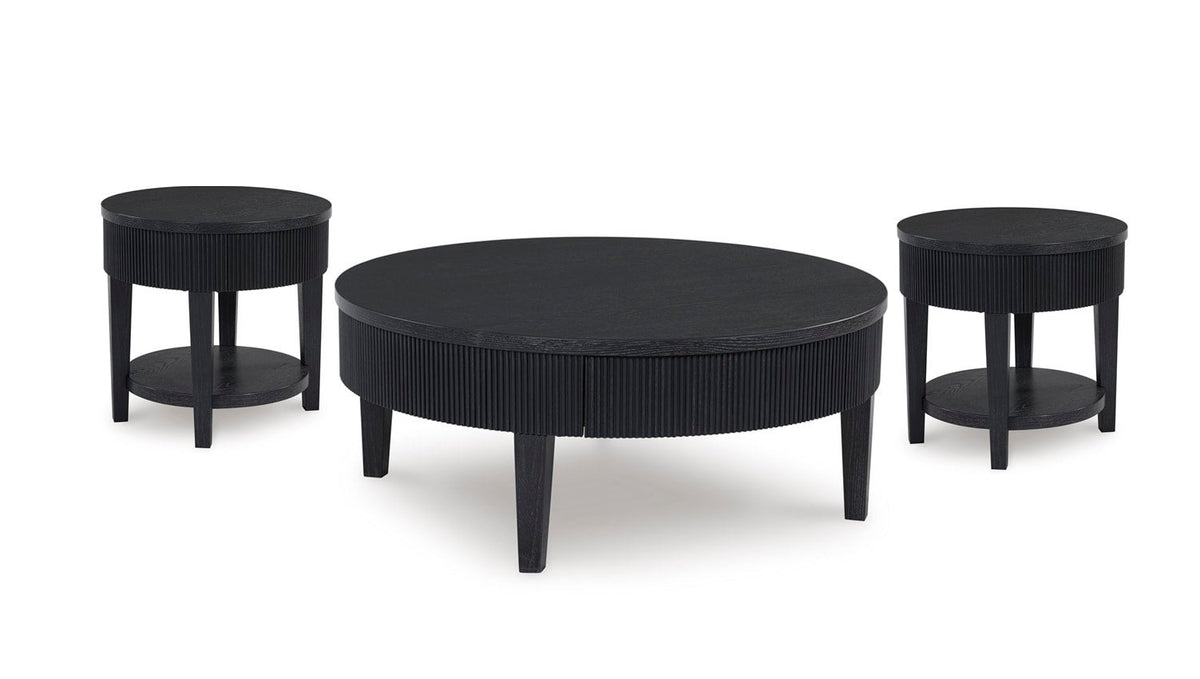 Ashley T551 Occasional Table Set — Cocktail & End Tables