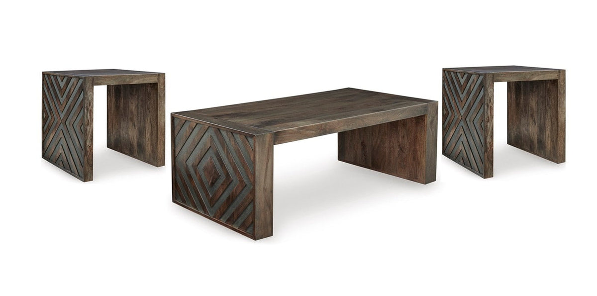 Ashley T567 Occasional Table Set — Cocktail & End Tables
