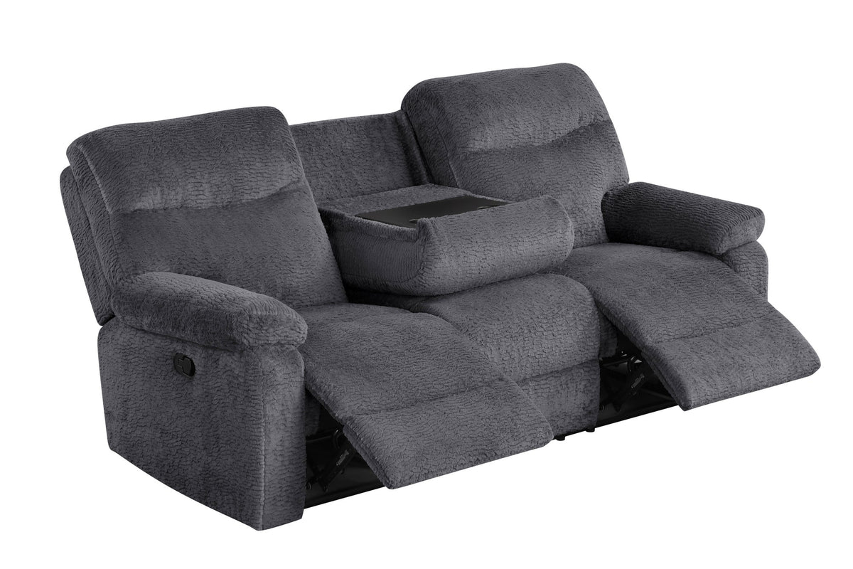 Bravo21 3PC Reclining Set — Drop-Down Table with Cupholders