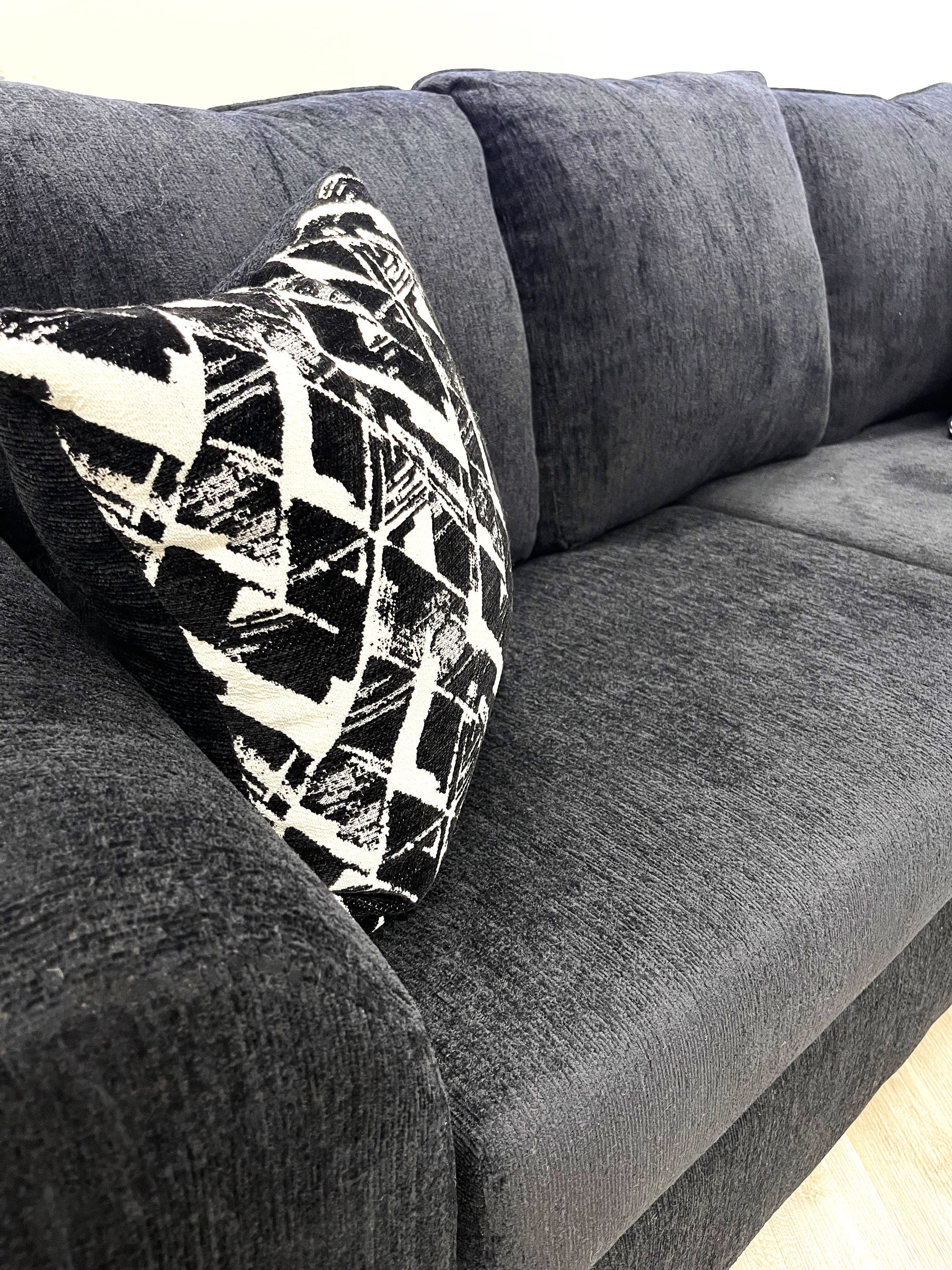 210 BLACK - 2PC Sofa and Loveseat Set **NEW ARRIVAL**