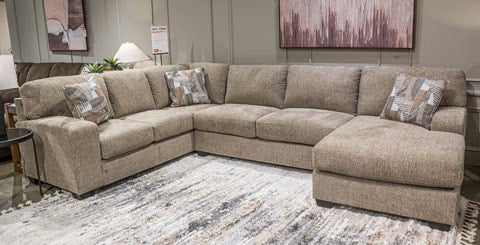 Ashley 484 3PC Sectional — Optional Full-Size Sleeper