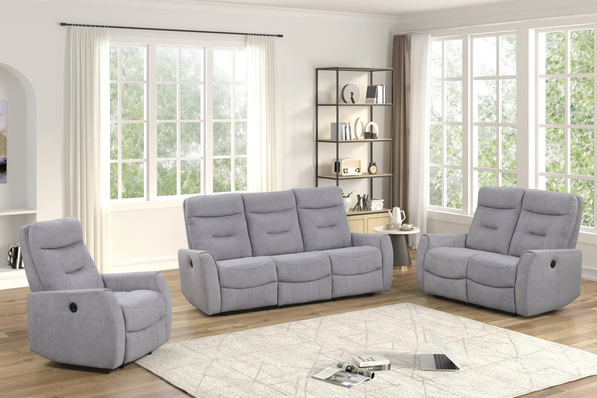 Nina 3PC Power Reclining Set — 5 Power Recliners & USB Charging