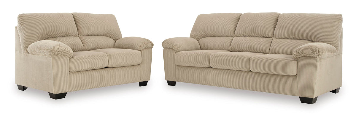 Ashley 242-03 Sofa & Loveseat — 2-Piece Living Room Set