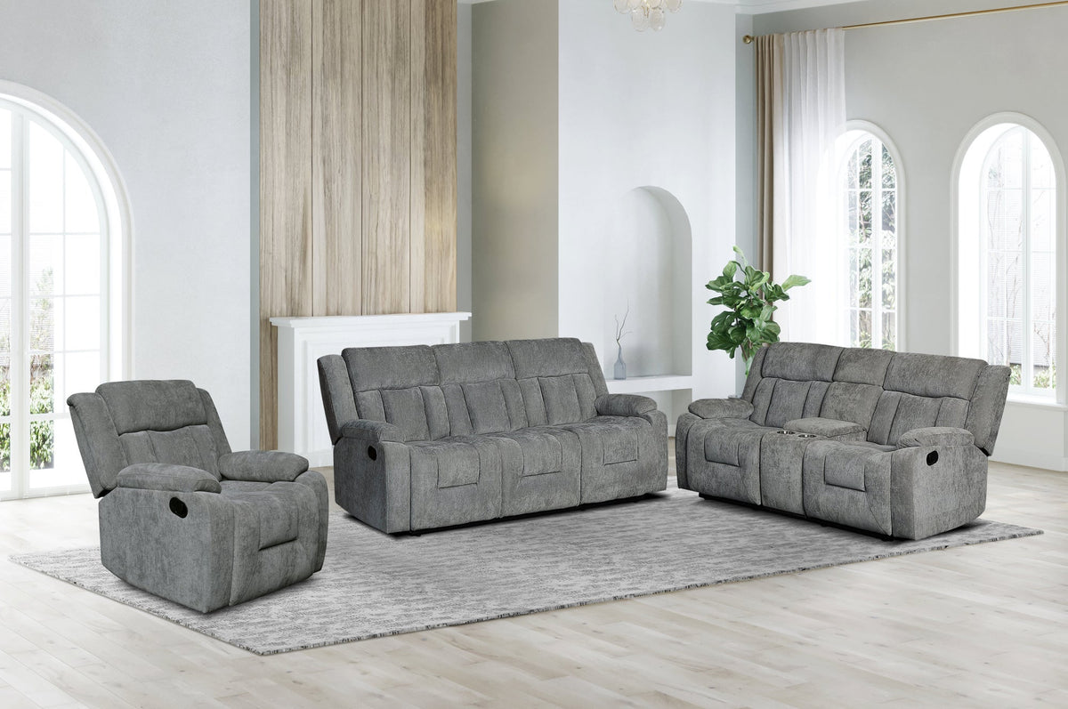 Farrah Gray 3PC Reclining Set — Complete Living Room