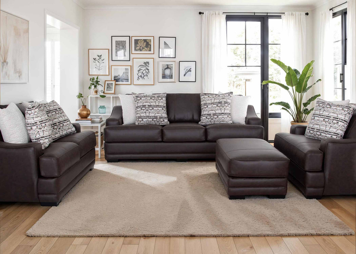 Franklin 893-10 Granger Oversized Sofa & Loveseat — WOW Gel Blended Foam