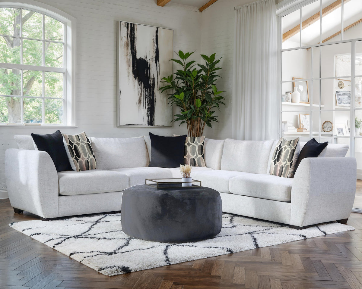 Behold 6230 Sectional — 3-Piece with 6 Accent Pillows