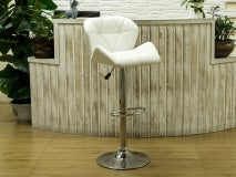 HHC2201 (White) Bucket Seat Barstool