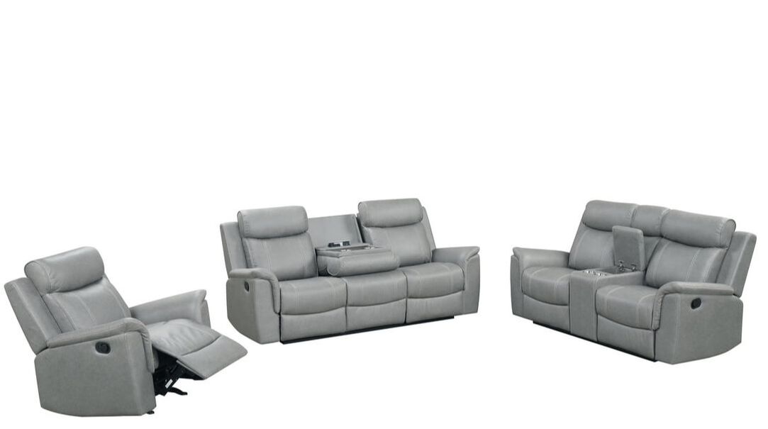 Sofia10 3PC Reclining Set — Sofa, Loveseat & Recliner