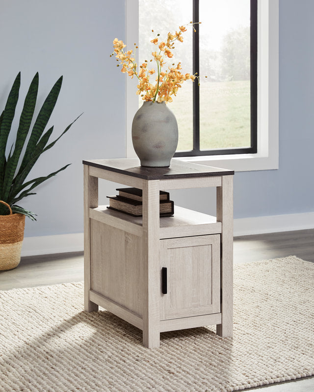 Ashley T190-217 Two-Tone End Table — USB-A & USB-C Charging