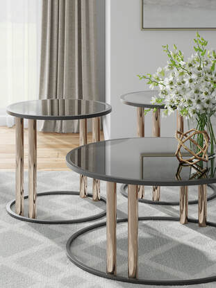 Ashley T219-13 Occasional Table Set — Cocktail & 2 End Tables