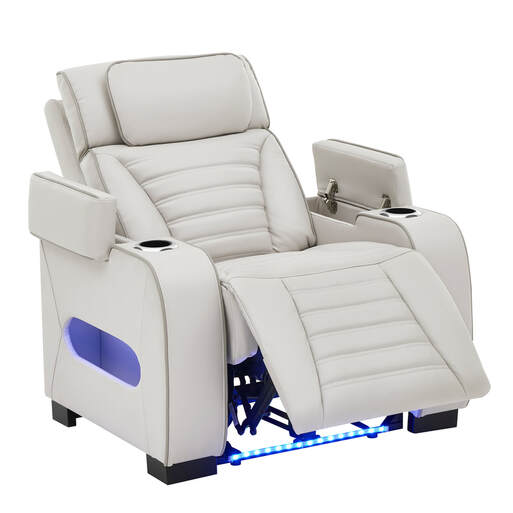 Tokyo Sand 3PC Power Reclining Set — Drop-Down Table & Wireless Charging