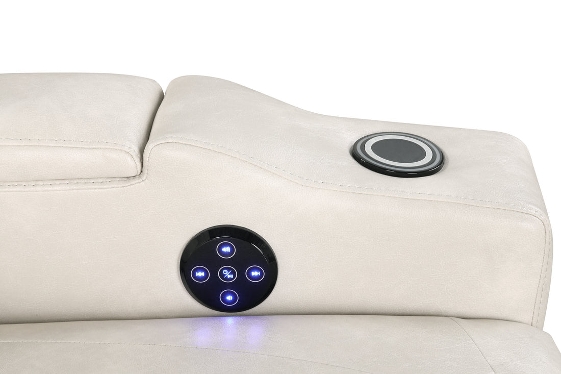 TOPGUN2 Power Recliner — Bluetooth Speaker & LED Lights
