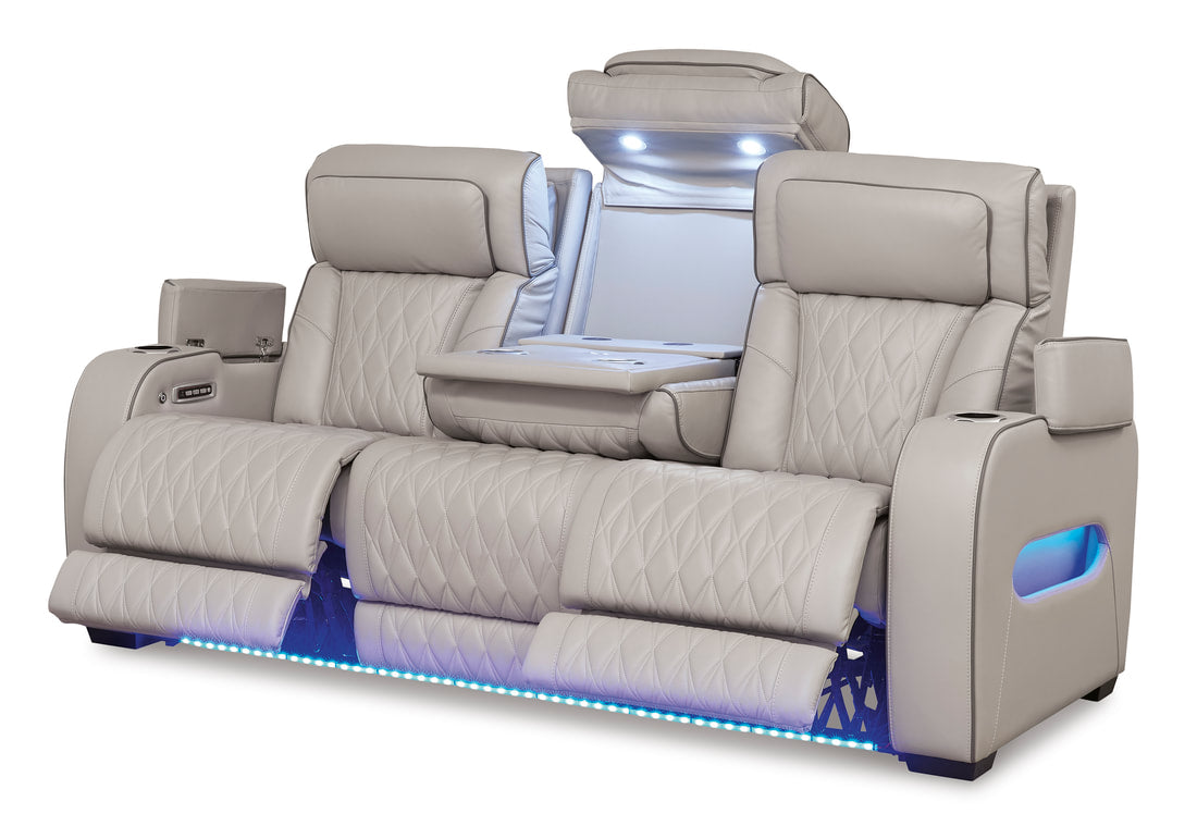 U271-05 Genuine Leather Power Reclining Set — Air Massage & Heated Seats