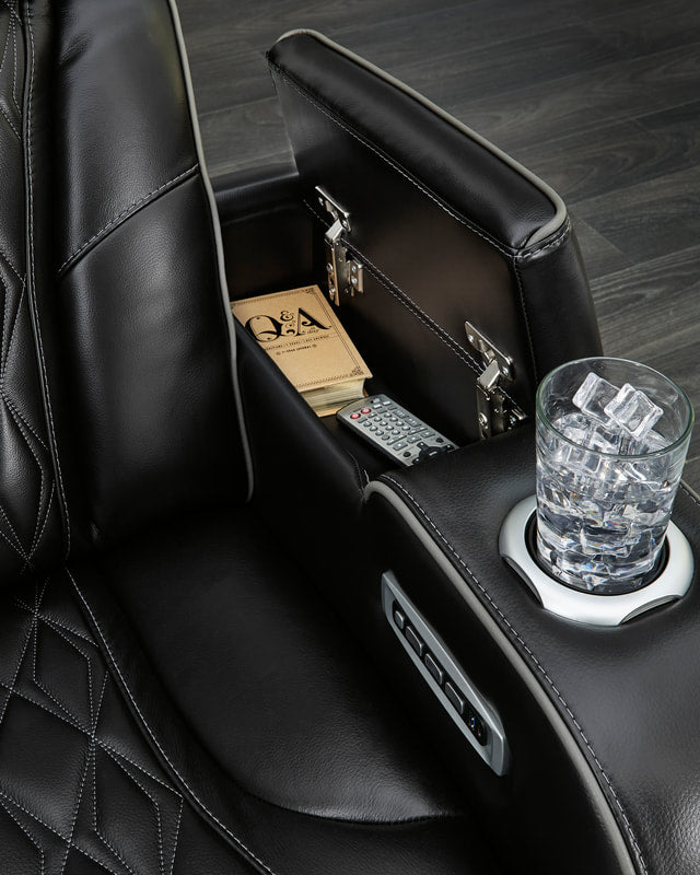 U271-06 Genuine Leather Power Reclining Set — Air Massage & Heated Seats